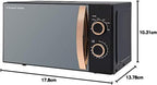 17 Litre 700W Rose Solo Microwave