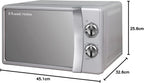 17 Litre 700W Solo Manual Microwave