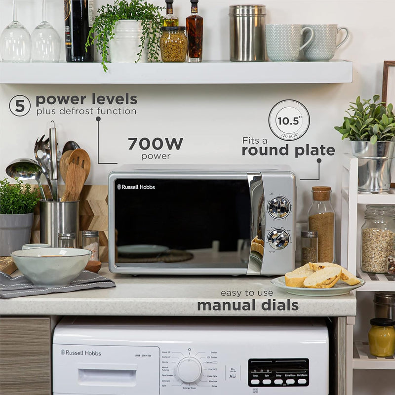 17 Litre 700W Solo Manual Microwave