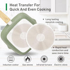 17 Pieces Non Stick Pots and Pans Set