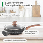 17 Pieces Non Stick Pots and Pans Set