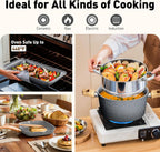 17 Pieces Non Stick Pots and Pans Set