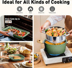 17 Pieces Non Stick Pots and Pans Set