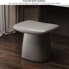 17" Vanity Stool Makeup Chair Solid Wood Foot