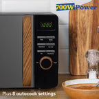 17L 700W Scandi Compact Manual Microwave