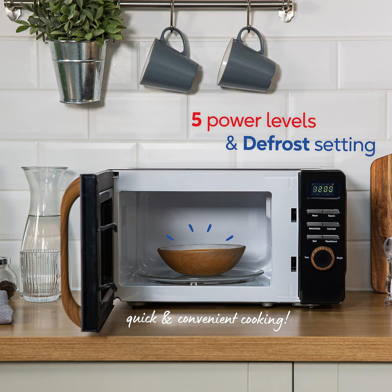 17L 700W Scandi Compact Manual Microwave