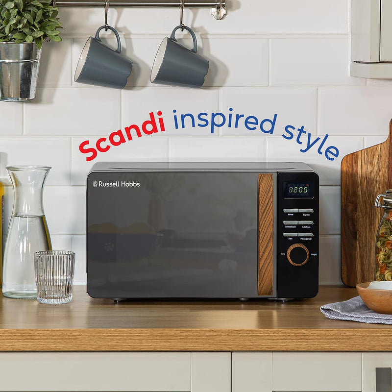 17L 700W Scandi Compact Manual Microwave