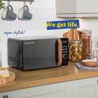 17L 700W Scandi Compact Manual Microwave