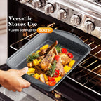 17pcs Induction Hob Pan Set Granite Cookware Sets