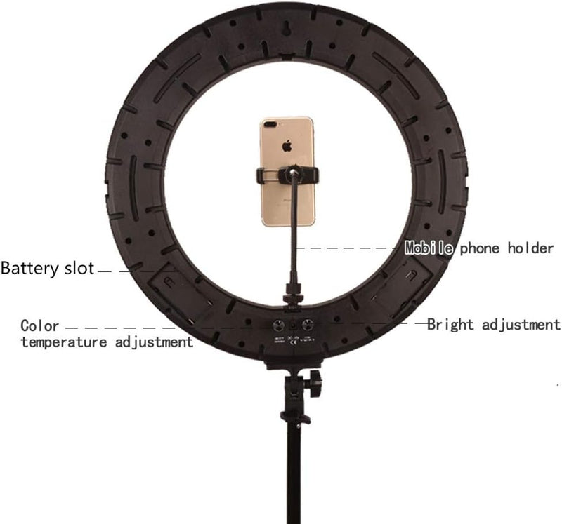 18" 60W LED Ring Light Beauty Lighting Eyebrow