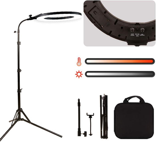 18" 60W LED Ring Light Beauty Lighting Eyebrow