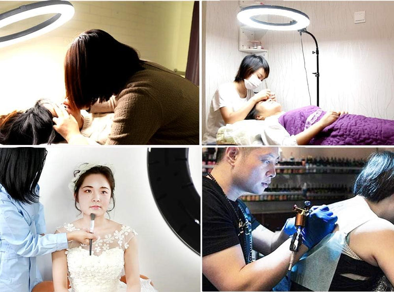 18" 60W LED Ring Light Beauty Lighting Eyebrow