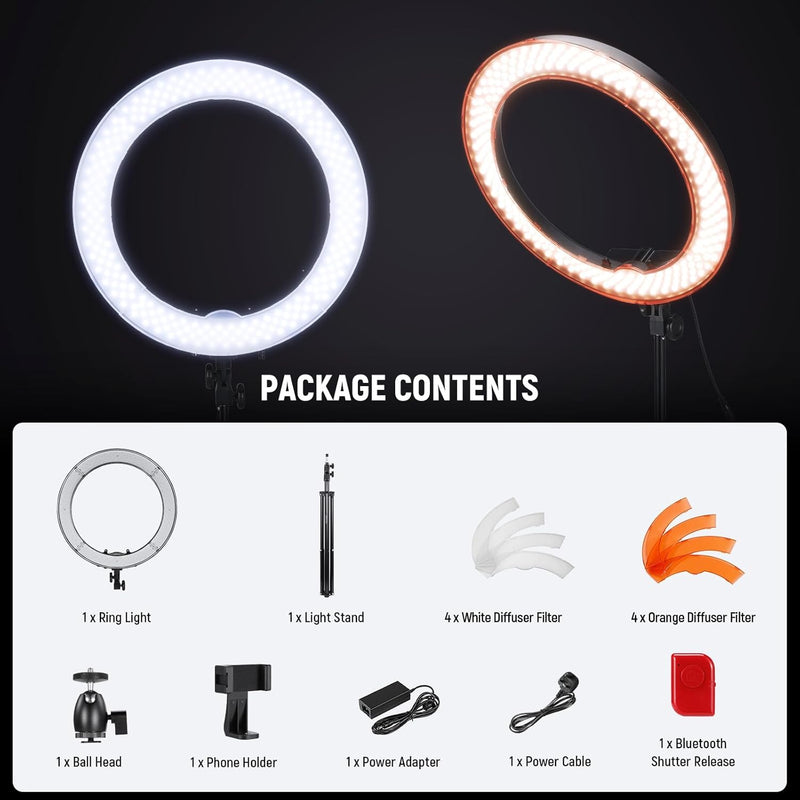 18 Inch 45CM LED Ring Light with Tripod