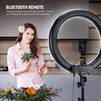18 Inch 45CM LED Ring Light with Tripod