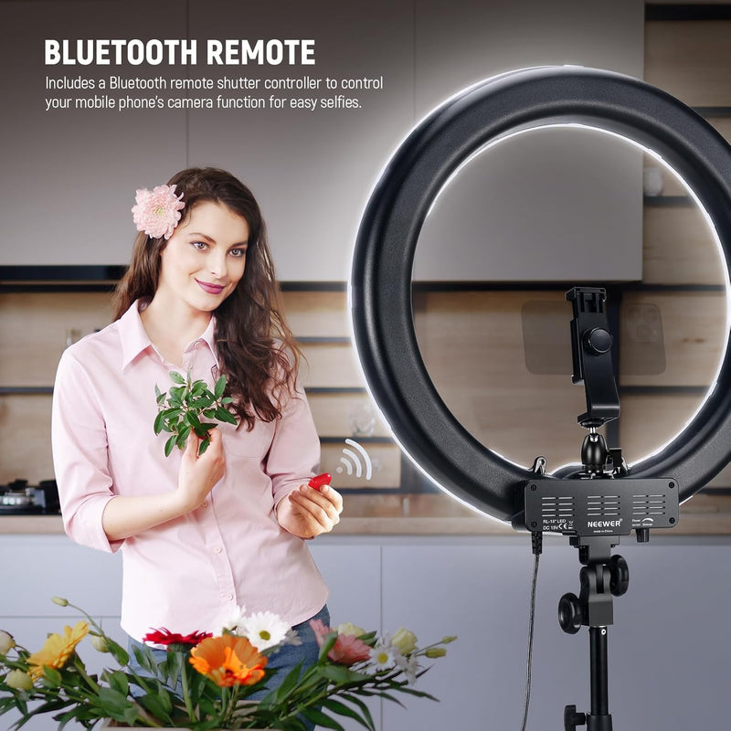 18 Inch 45CM LED Ring Light with Tripod