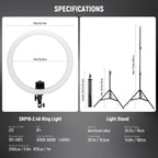 18 Inch LED Ring Light for Phone LCD