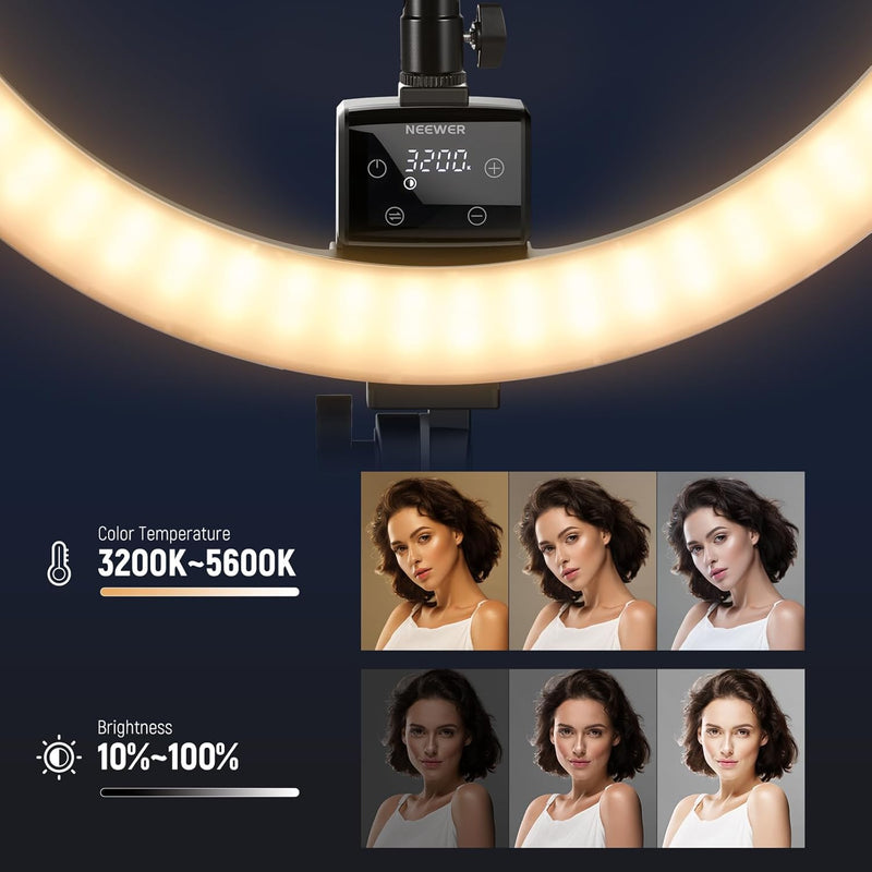 18" LED Ring Light with Tripod Stand Phone