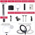18 Inch LED Ring Light with Tripod Stand