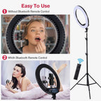 18 Inch LED Ring Light with Tripod Stand