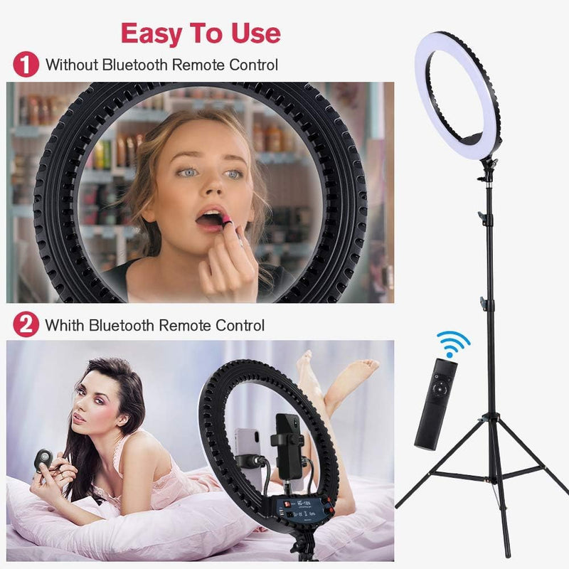 18 Inch LED Ring Light with Tripod Stand