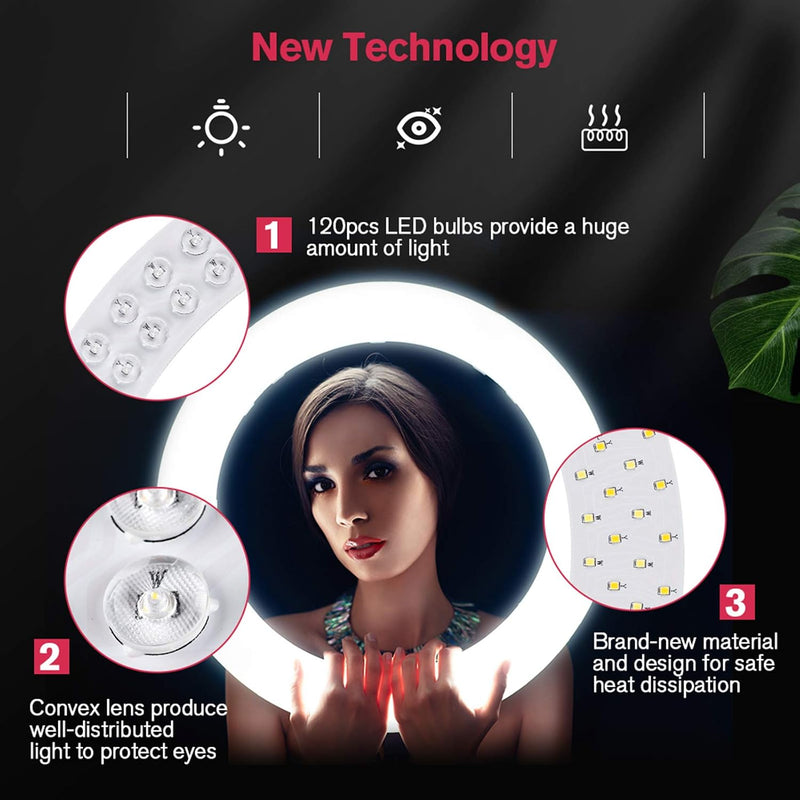 18 Inch LED Ring Light with Tripod Stand