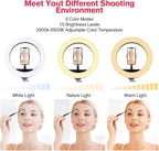 18 Inch LED Ring Light with Tripod Stand