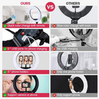 18 Inch LED Ring Light with Tripod Stand