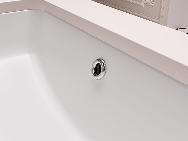 18-Inch Rectangle Undermount Bathroom Sink Porcelain Ceramic