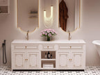 18-Inch Rectangle Undermount Bathroom Sink Porcelain Ceramic