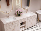 18-Inch Rectangle Undermount Bathroom Sink Porcelain Ceramic