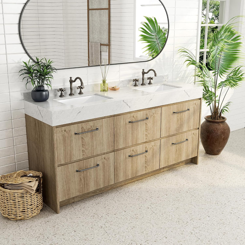 18-Inch Rectangle Undermount Bathroom Sink Porcelain Ceramic