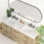 18-Inch Rectangle Undermount Bathroom Sink Porcelain Ceramic