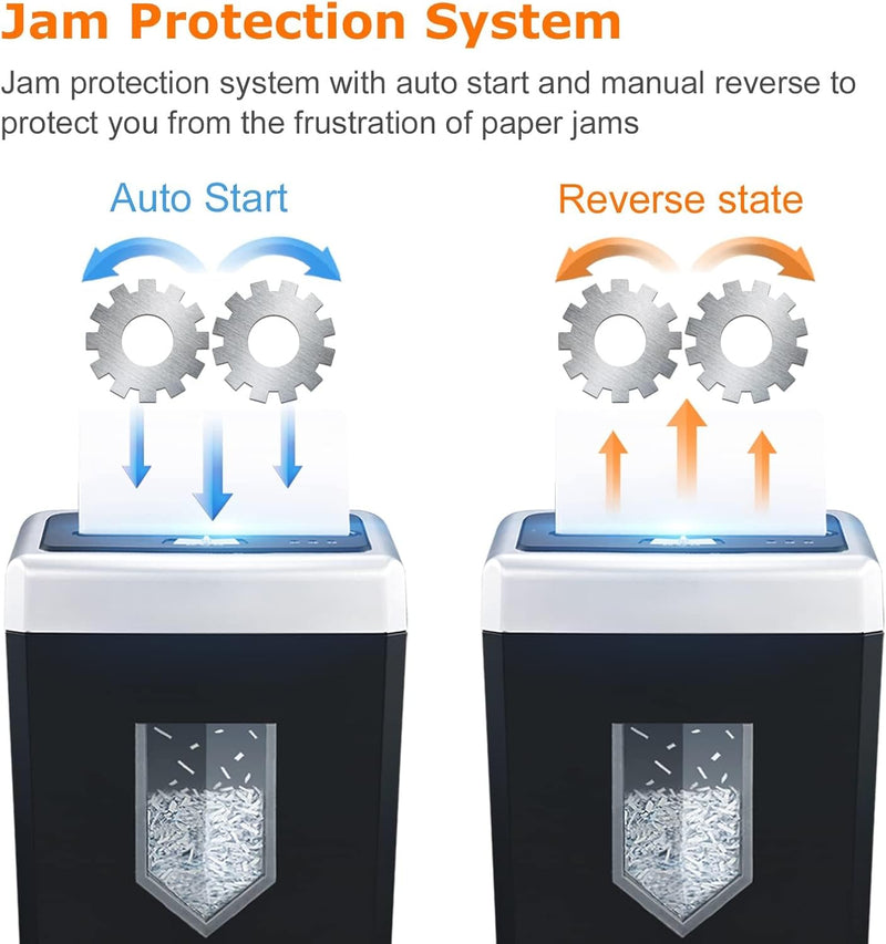 18-Sheet Cross-Cut Heavy Duty Paper Shredder