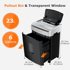 18-Sheet Cross-Cut Heavy Duty Paper Shredder