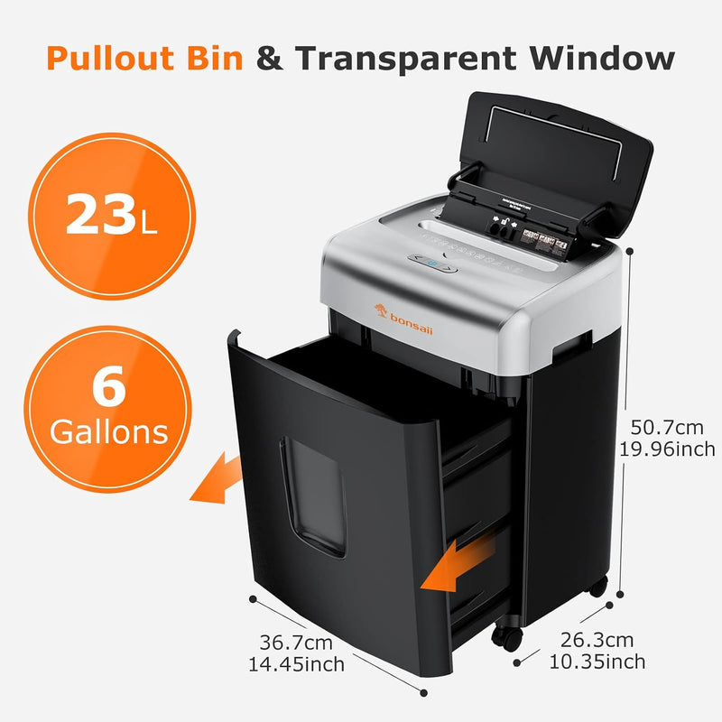 18-Sheet Cross-Cut Heavy Duty Paper Shredder
