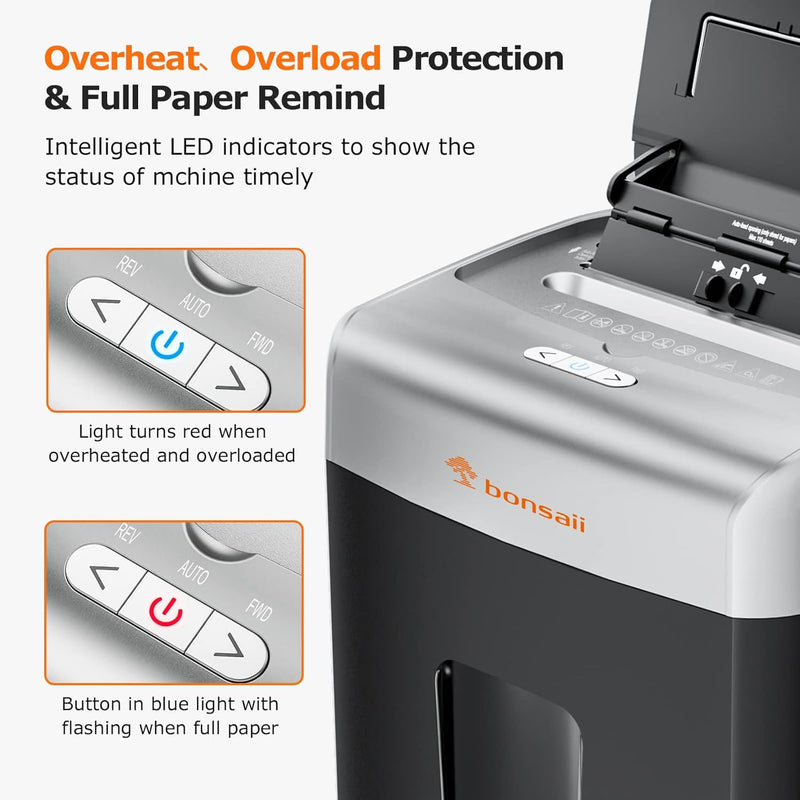 18-Sheet Cross-Cut Heavy Duty Paper Shredder