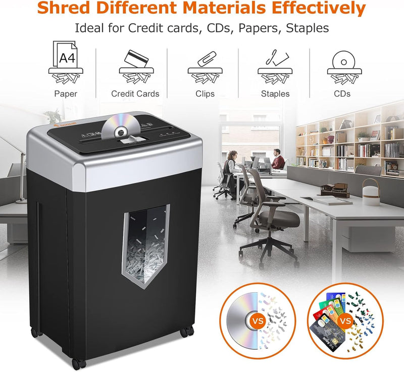 18-Sheet Cross-Cut Heavy Duty Paper Shredder
