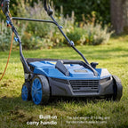 1800W Electric Lawn Scarifier Aerator Rake 38CM Working