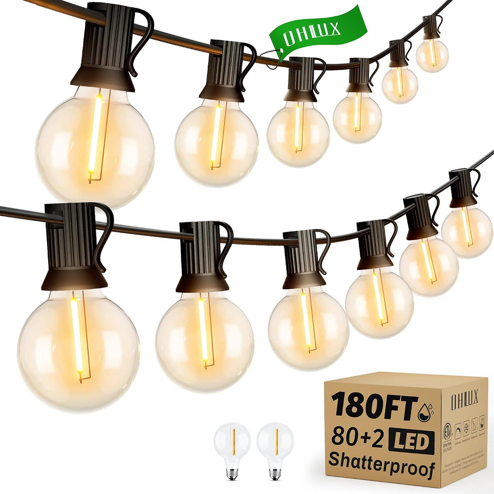 180FT 54m Outdoor Festoon Lights LED String Garden