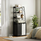 180L Laundry Basket 3 Compartments Hamper with 4