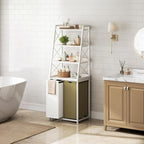180L Laundry Basket 3 Compartments Hamper with 4