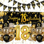 18th Birthday Decorations for Boys Girls with Banner