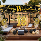 18th Birthday Decorations for Boys Girls with Banner
