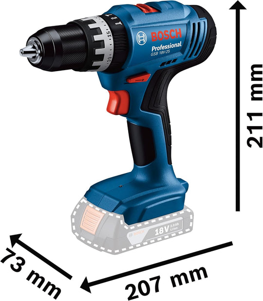 18V System Cordless Impact Drill Driver Gsb 18V-25