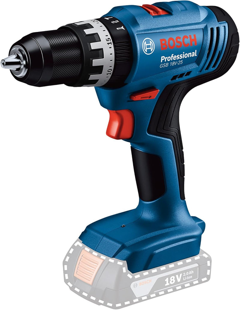 18V System Cordless Impact Drill Driver Gsb 18V-25