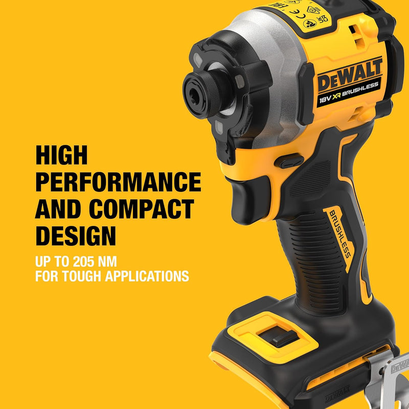 18V Xr Brushless Compact Impact Driver Tool Only