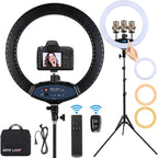 19 Inch LED Ring Light with Tripod Stand