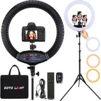 19 Inch LED Ring Light with Tripod Stand