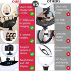 19 Inch LED Ring Light with Tripod Stand