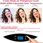 19 Inch LED Ring Light with Tripod Stand